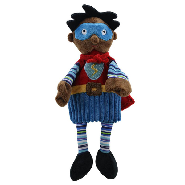 The Puppet Co Story Telling Puppet, Superhero (Dark Skin) PC001919